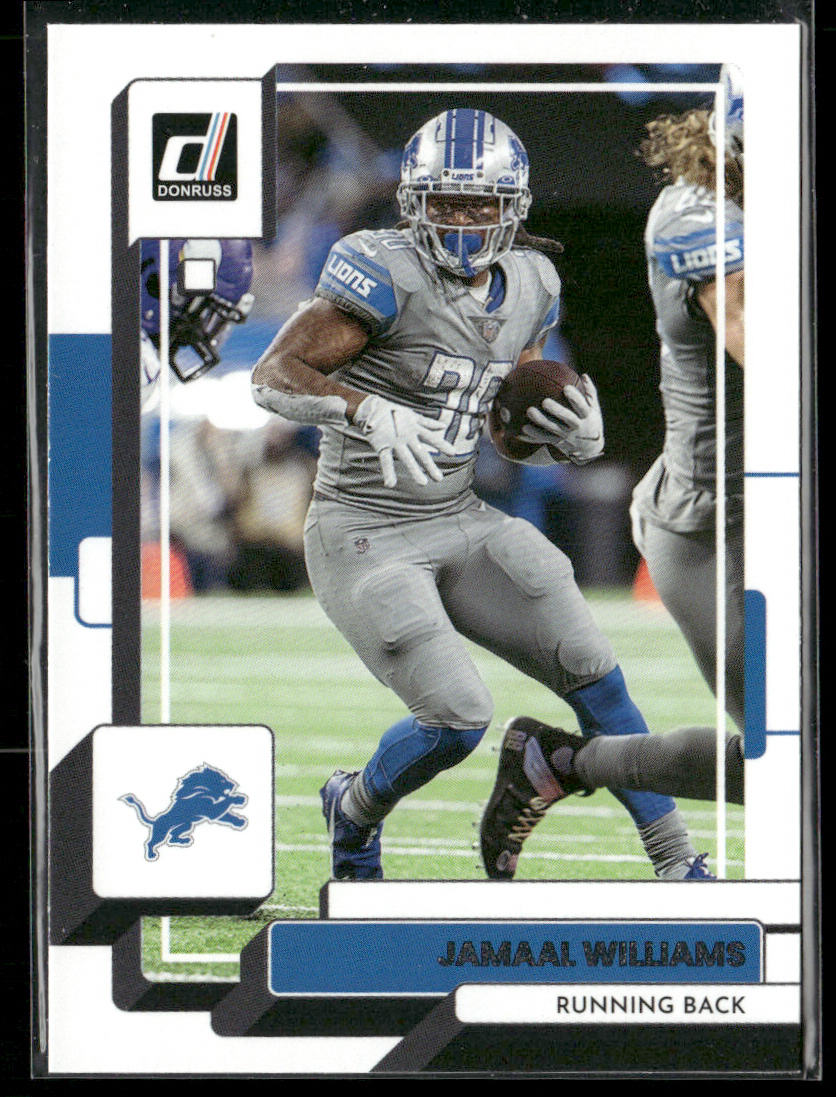 Jamaal Williams 2022 Donruss #90 Detroit Lions front