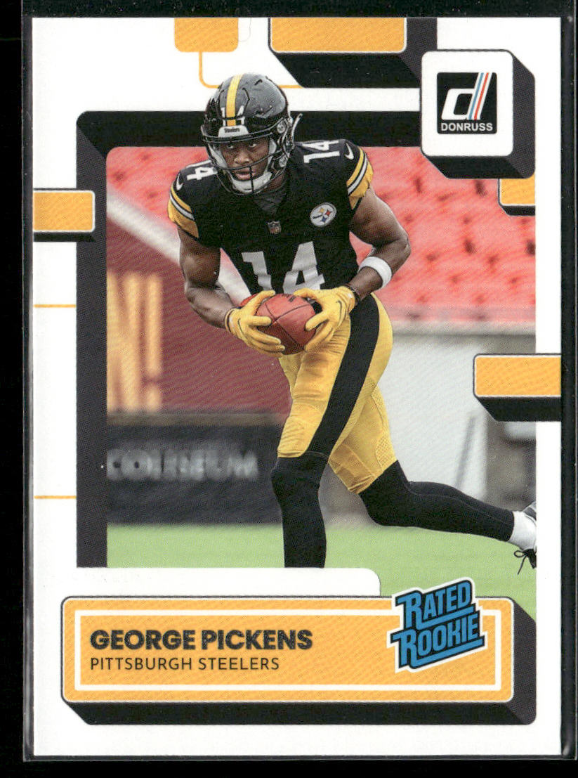 George Pickens 2022 Donruss #323 RC Pittsburgh Steelers front