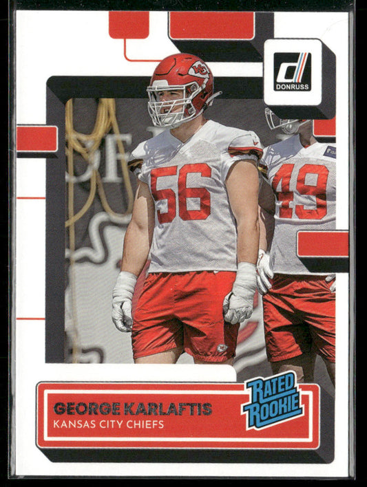 George Karlaftis 2022 Donruss #361 RC Kansas City Chiefs