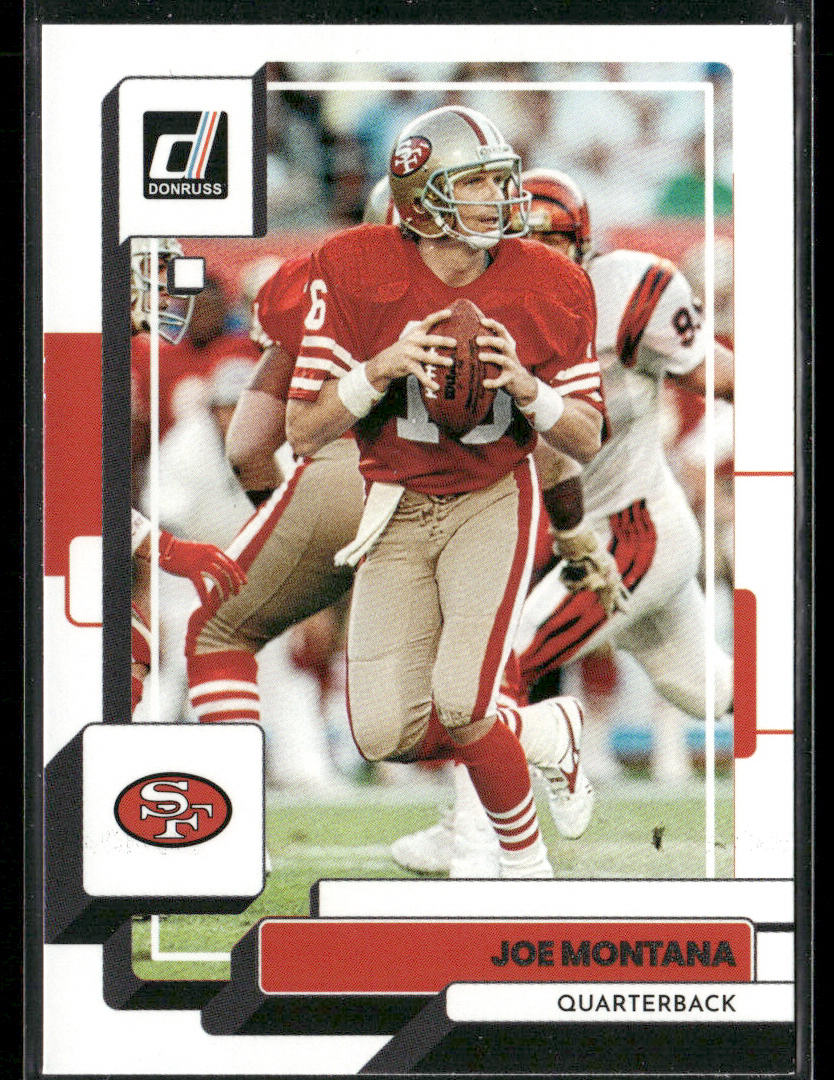 Joe Montana 2022 Donruss #23 San Francisco 49ers front