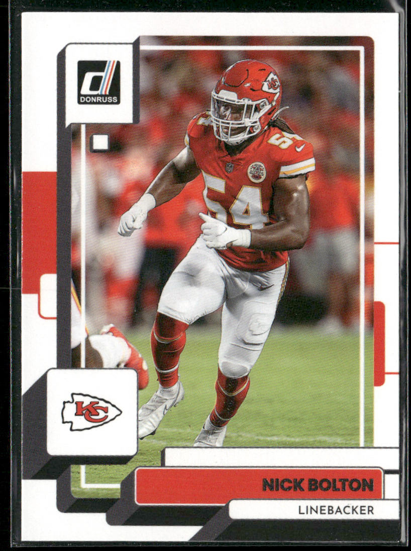 Nick Bolton 2022 Donruss #277 Kansas City Chiefs front