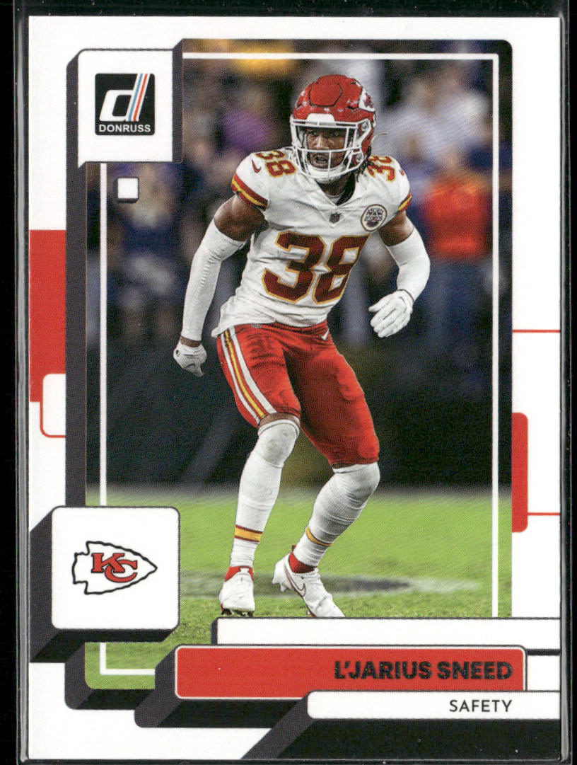 L'Jarius Sneed 2022 Donruss #278 Kansas City Chiefs front