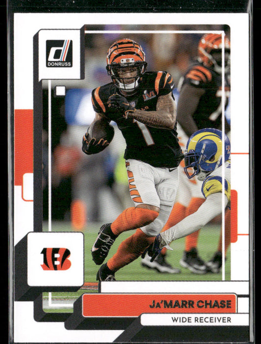 Ja'Marr Chase 2022 Donruss #196 Cincinnati Bengals front