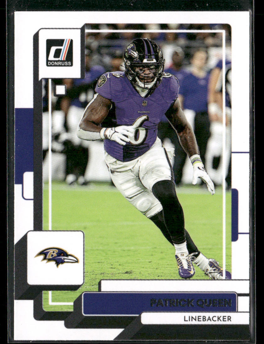 Patrick Queen 2022 Donruss #192 Baltimore Ravens front