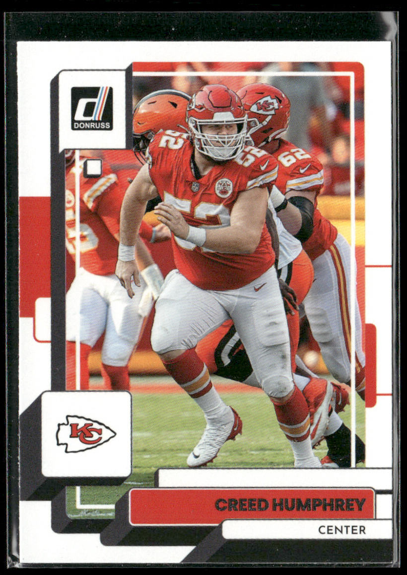 Creed Humphrey 2022 Donruss #274 Kansas City Chiefs front