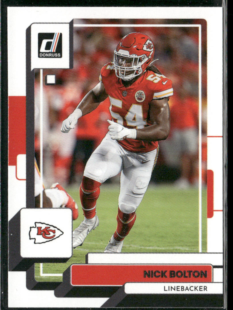 Nick Bolton 2022 Donruss #277 Kansas City Chiefs front