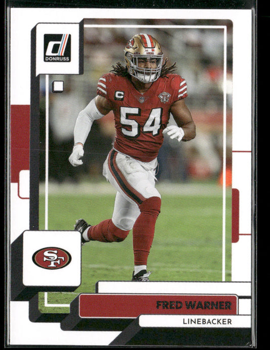 Fred Warner 2022 Donruss #28 San Francisco 49ers front