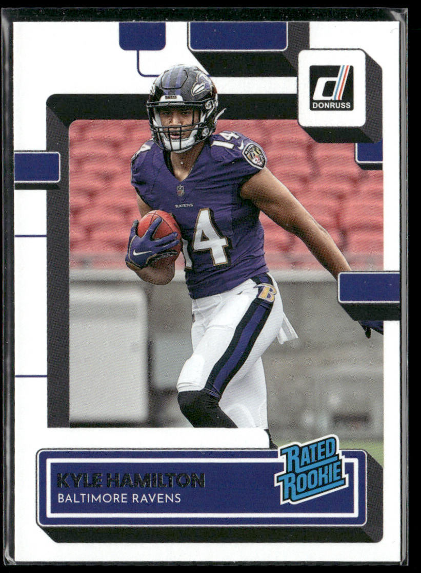 Kyle Hamilton 2022 Donruss #338 RC Baltimore Ravens front