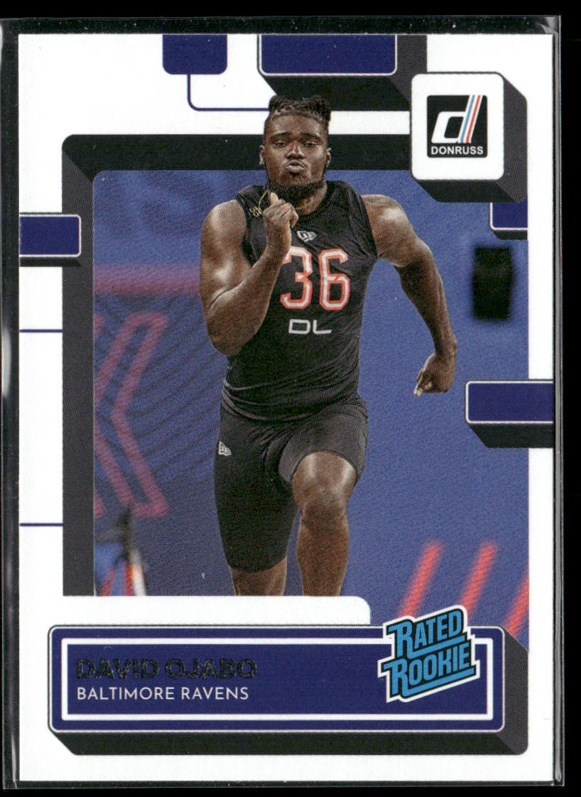 David Ojabo 2022 Donruss #370 RC Baltimore Ravens front