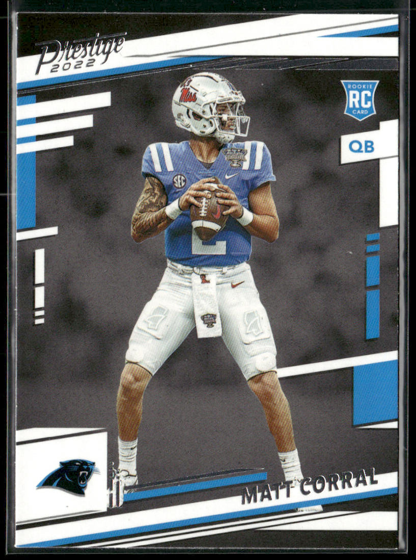Matt Corral 2022 Panini Prestige #302 RC Carolina Panthers