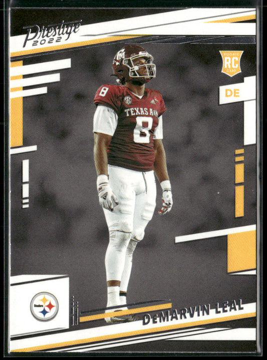 DeMarvin Leal 2022 Panini Prestige #338 RC Pittsburgh Steelers