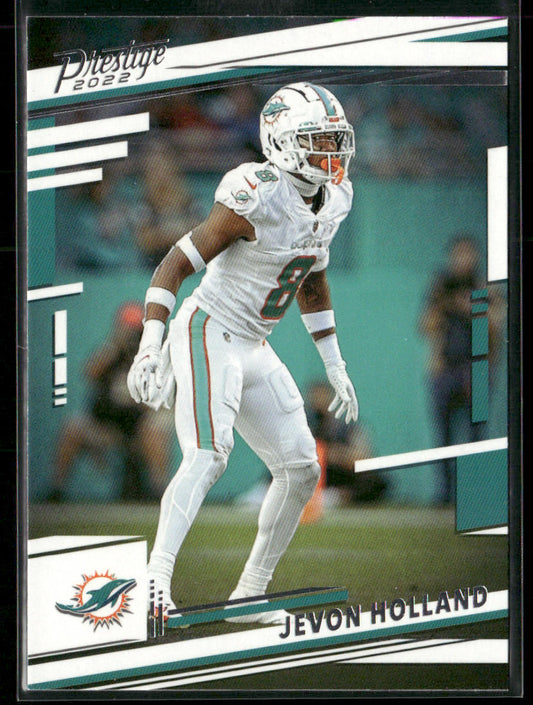Jevon Holland 2022 Panini Prestige #187 Miami Dolphins front