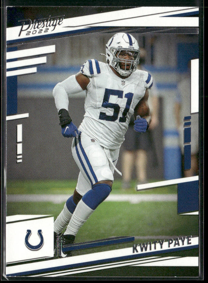 Kwity Paye 2022 Panini Prestige #130 Indianapolis Colts