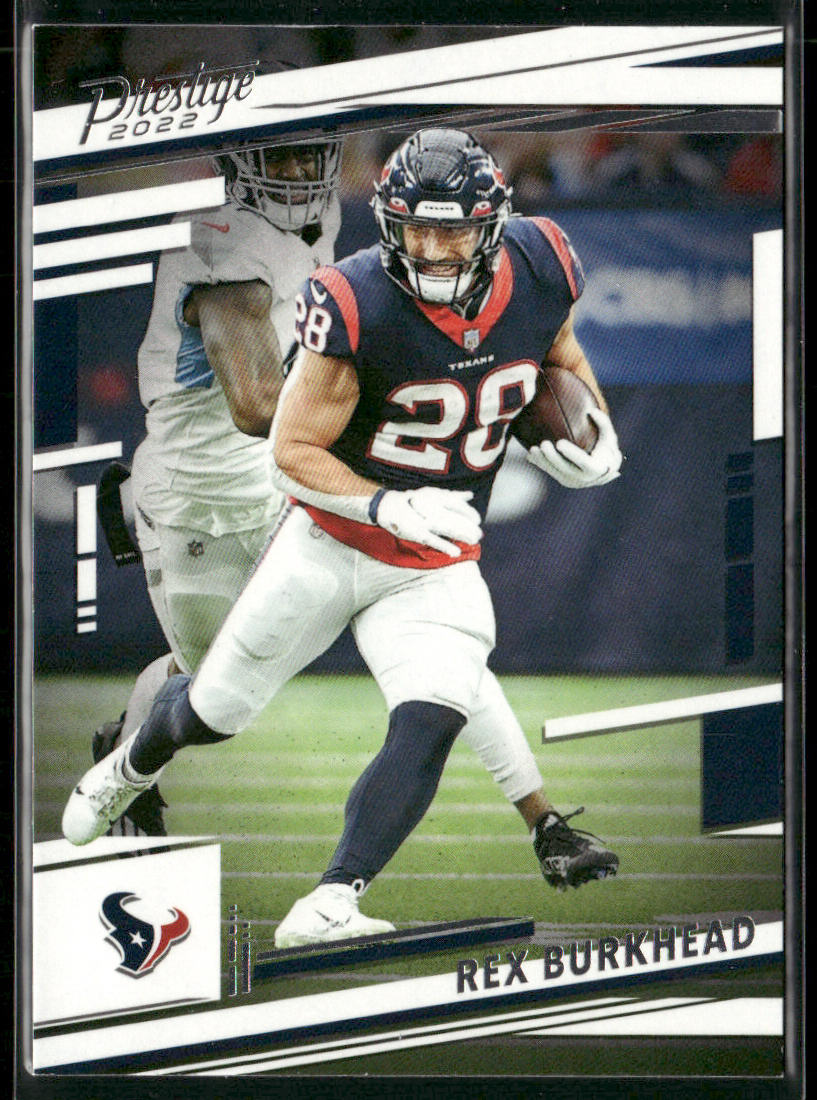 Rex Burkhead 2022 Panini Prestige #116 Houston Texans front