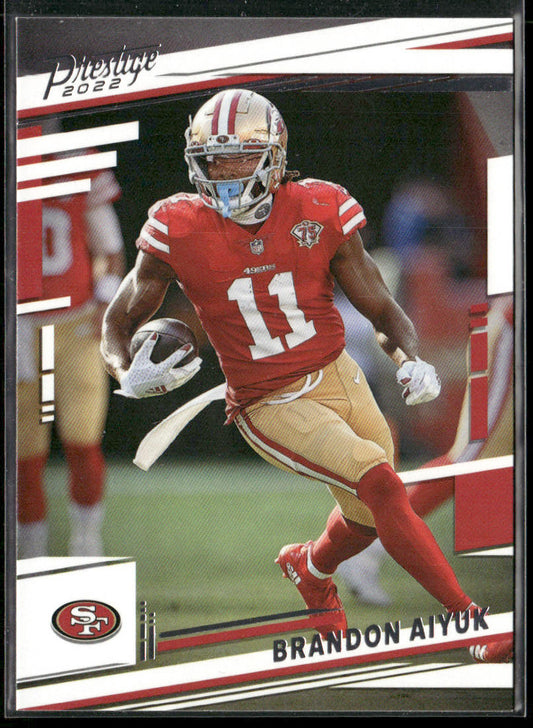 Brandon Aiyuk 2022 Panini Prestige #267 San Francisco 49ers front