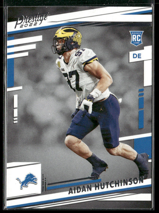 Aidan Hutchinson 2022 Panini Prestige #312 RC Detroit Lions