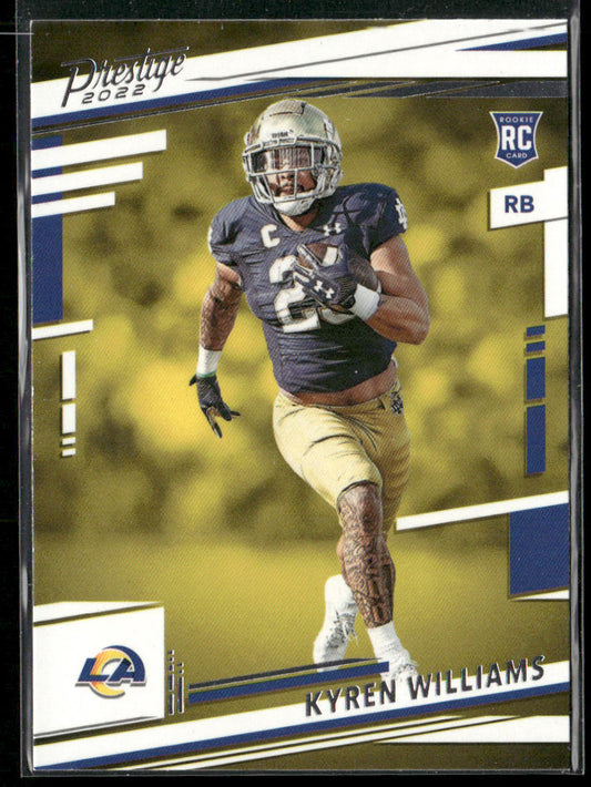 Kyren Williams 2022 Panini Prestige #319 RC Los Angeles Rams