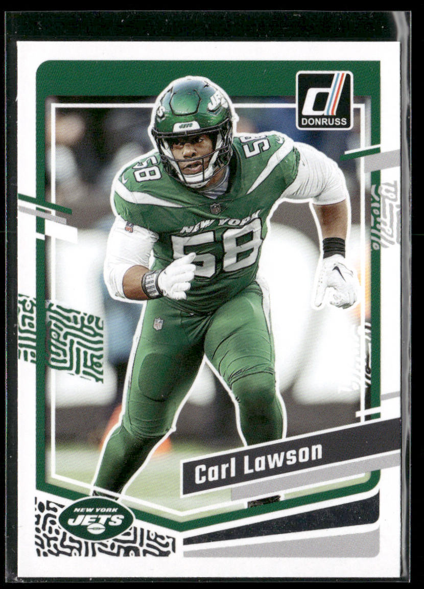 Carl Lawson 2023 Donruss #231 New York Jets front