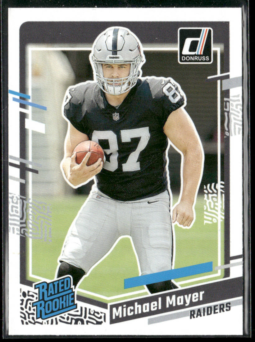Michael Mayer 2023 Donruss #361 RC Las Vegas Raiders