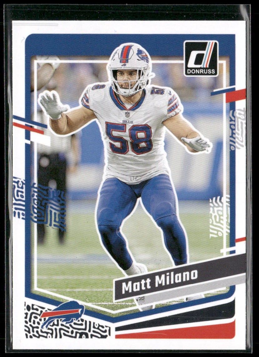 Matt Milano 2023 Donruss #34 Buffalo Bills