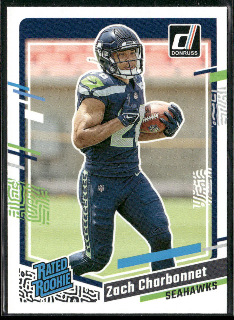 Zach Charbonnet 2023 Donruss #392 RC Seattle Seahawks