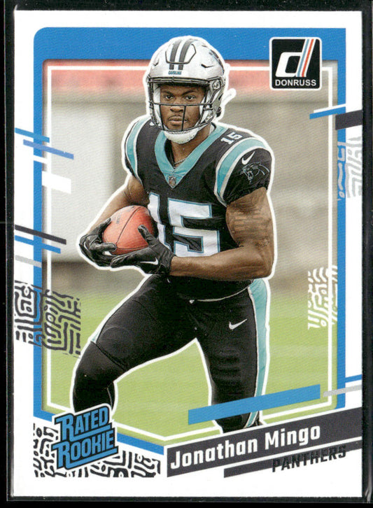 Jonathan Mingo 2023 Donruss #312 RC Carolina Panthers