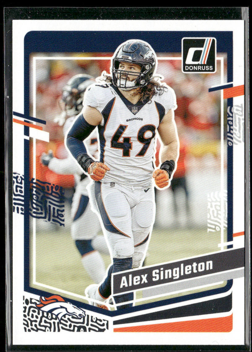 Alex Singleton 2023 Donruss #84 Denver Broncos