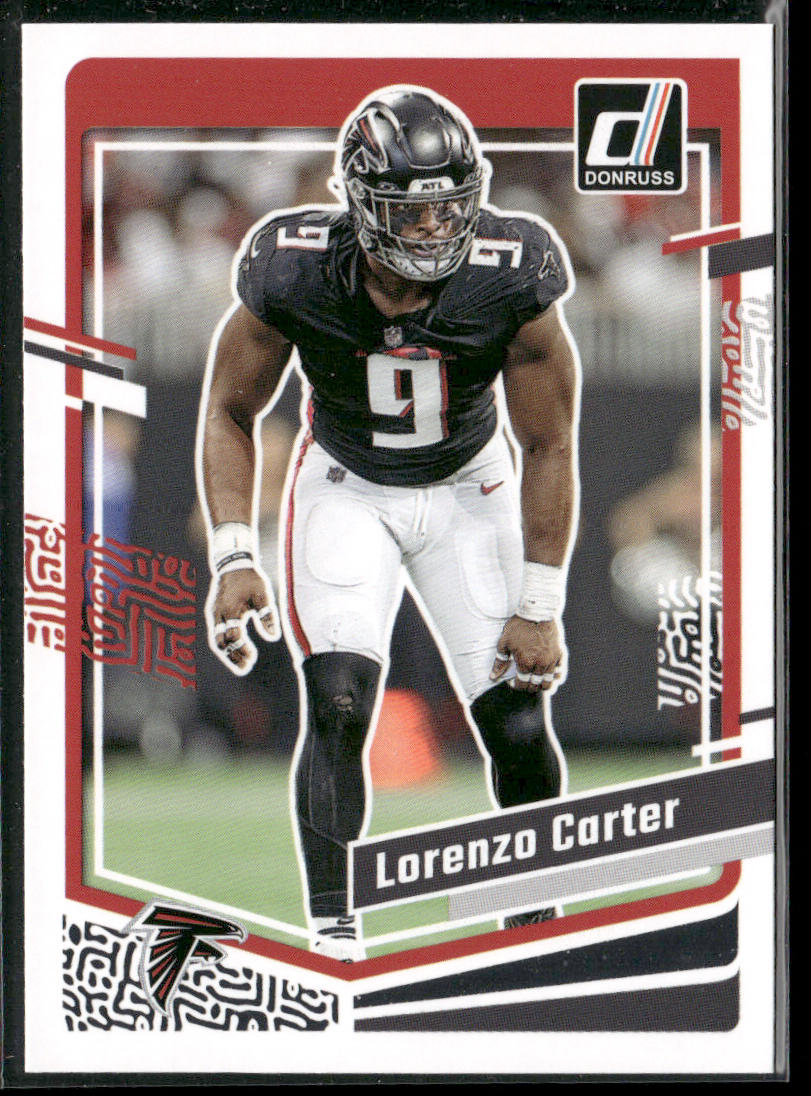 Lorenzo Carter 2023 Donruss #16 Atlanta Falcons front