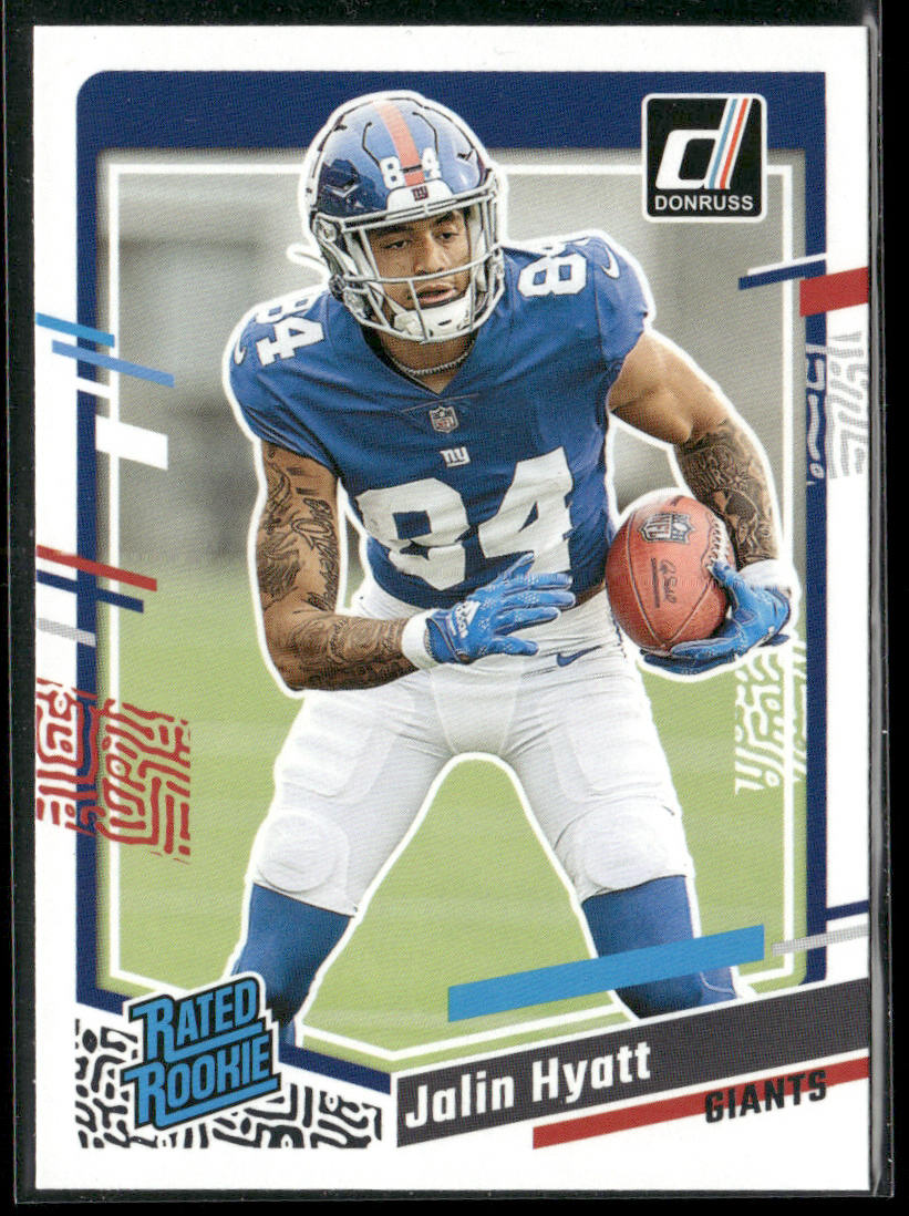 Jalin Hyatt 2023 Donruss #378 RC New York Giants