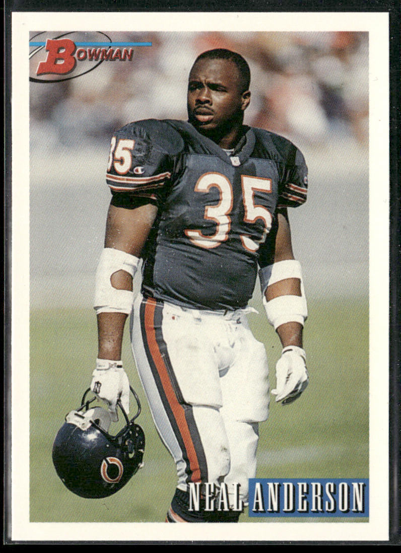 Neal Anderson 1993 Bowman #137 Chicago Bears