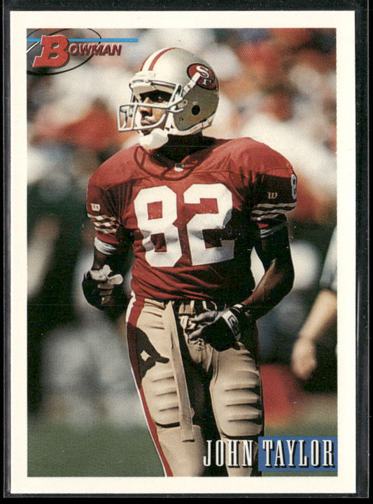John Taylor 1993 Bowman #397 San Francisco 49ers