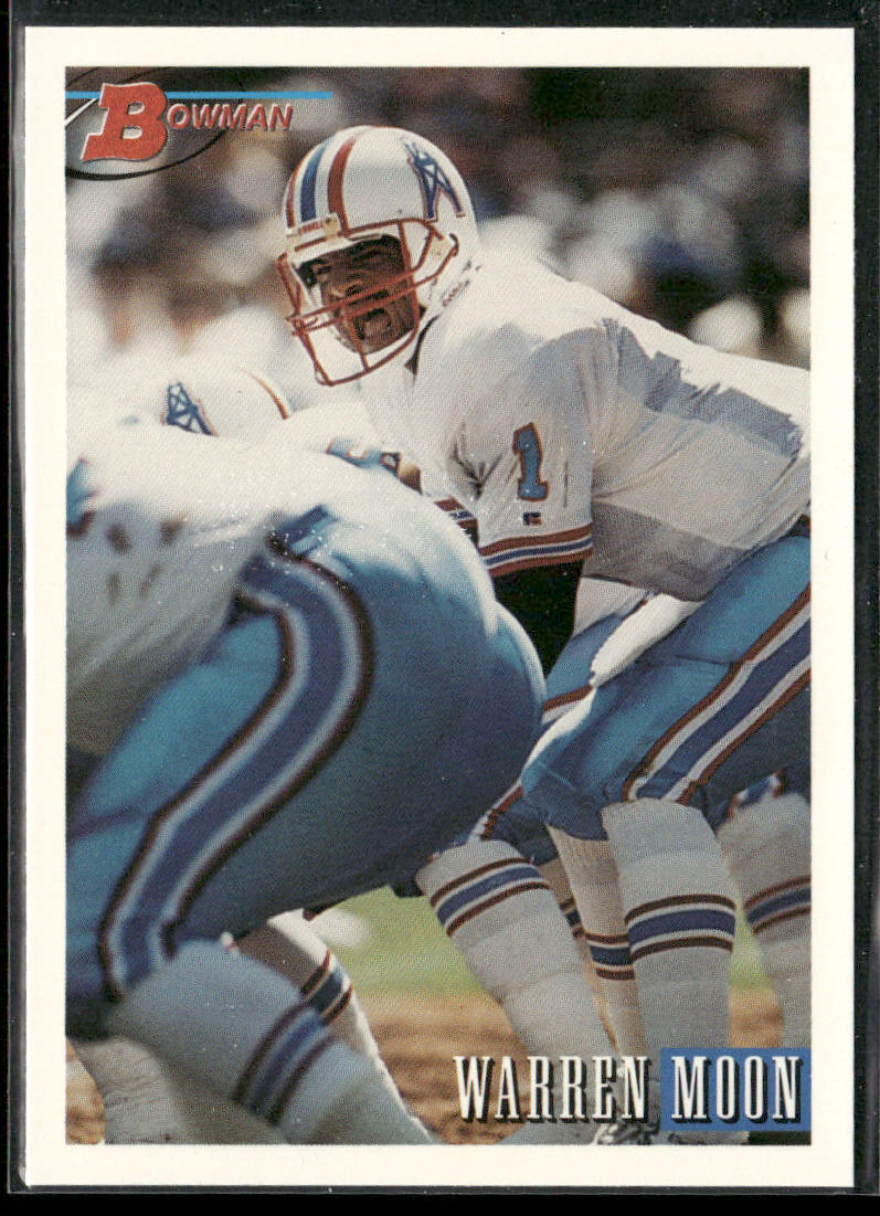 Warren Moon 1993 Bowman #180 Houston Oilers
