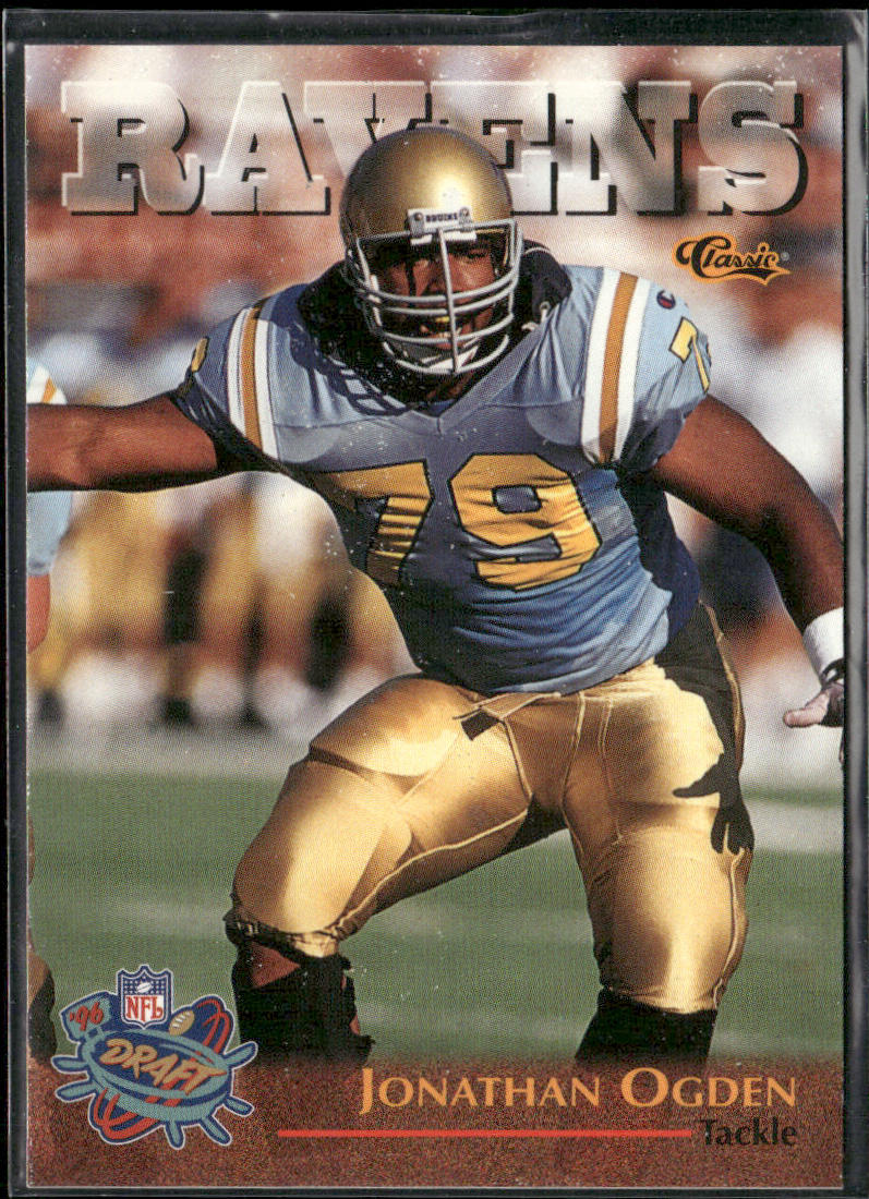 Jonathan Ogden 1996 Classic NFL Rookies #2 Baltimore Ravens