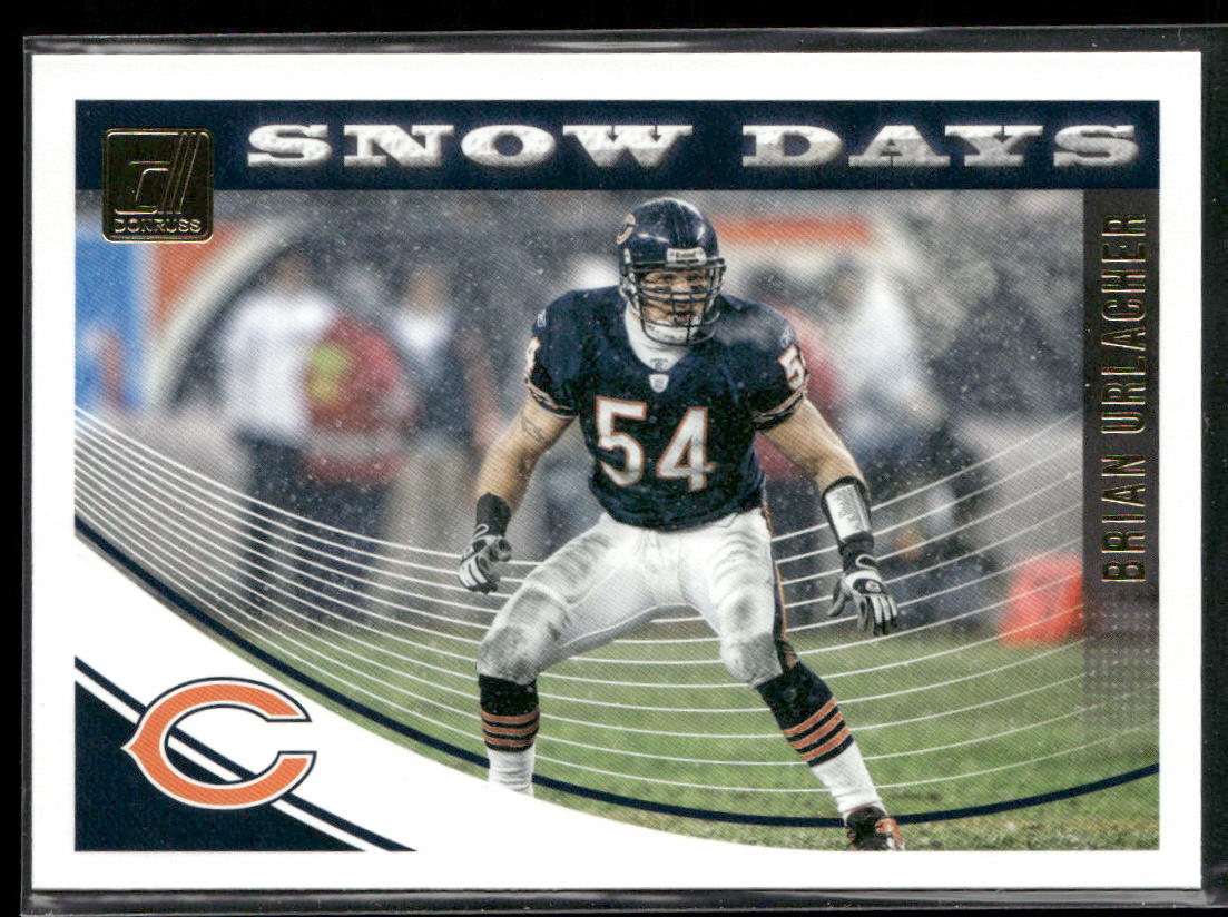 Brian Urlacher 2018 Donruss Snow Days #SD-6 Chicago Bears