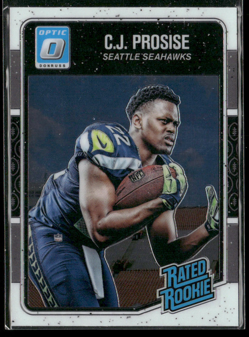 C.J. Prosise 2016 Donruss Optic #154 RC Seattle Seahawks