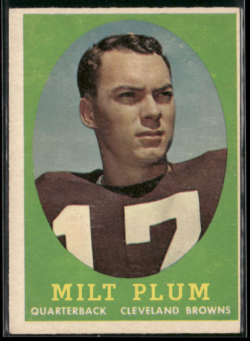 Milt Plum 1958 Topps #5 RC Cleveland Browns