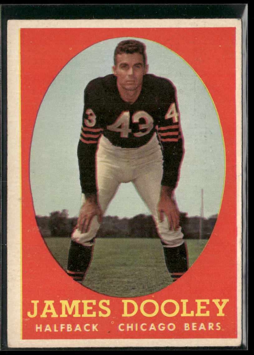 James Dooley 1958 Topps #8 Chicago Bears front