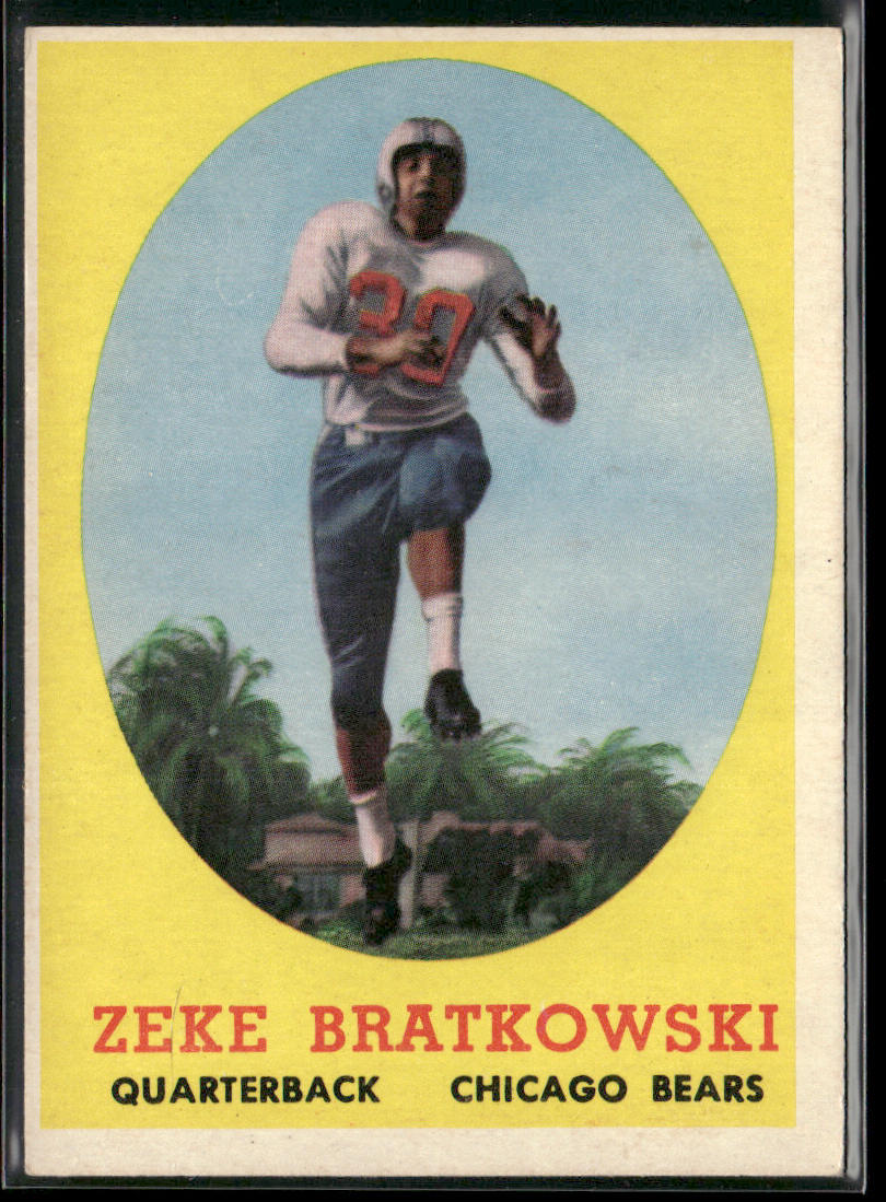 Zeke Bratkowski 1958 Topps #23 Chicago Bears
