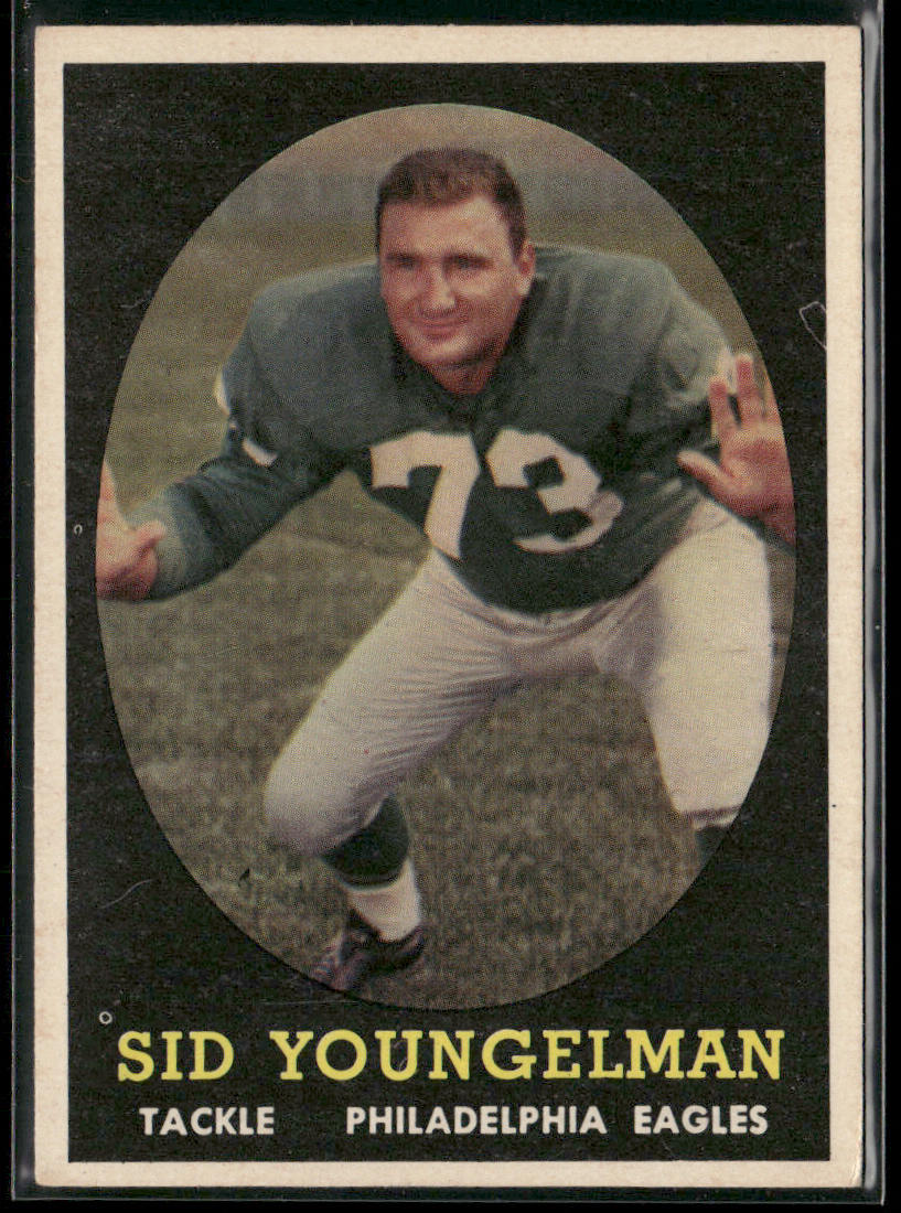 Sid Youngelman 1958 Topps #24 Philadelphia Eagles