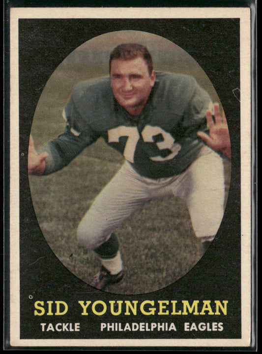 Sid Youngelman 1958 Topps #24 Philadelphia Eagles