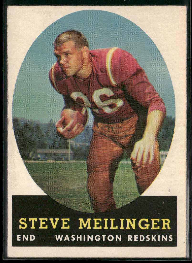 Steve Meilinger 1958 Topps #33 Washington Redskins