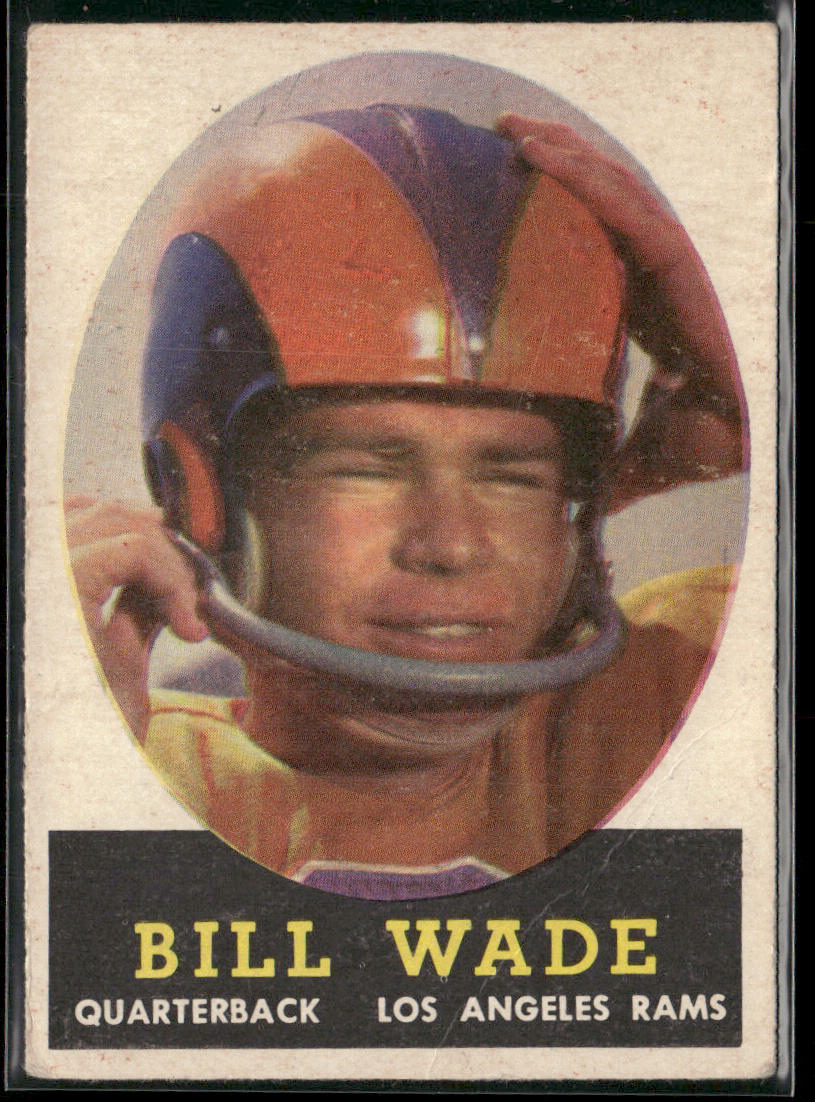 Bill Wade 1958 Topps #38 Los Angeles Rams