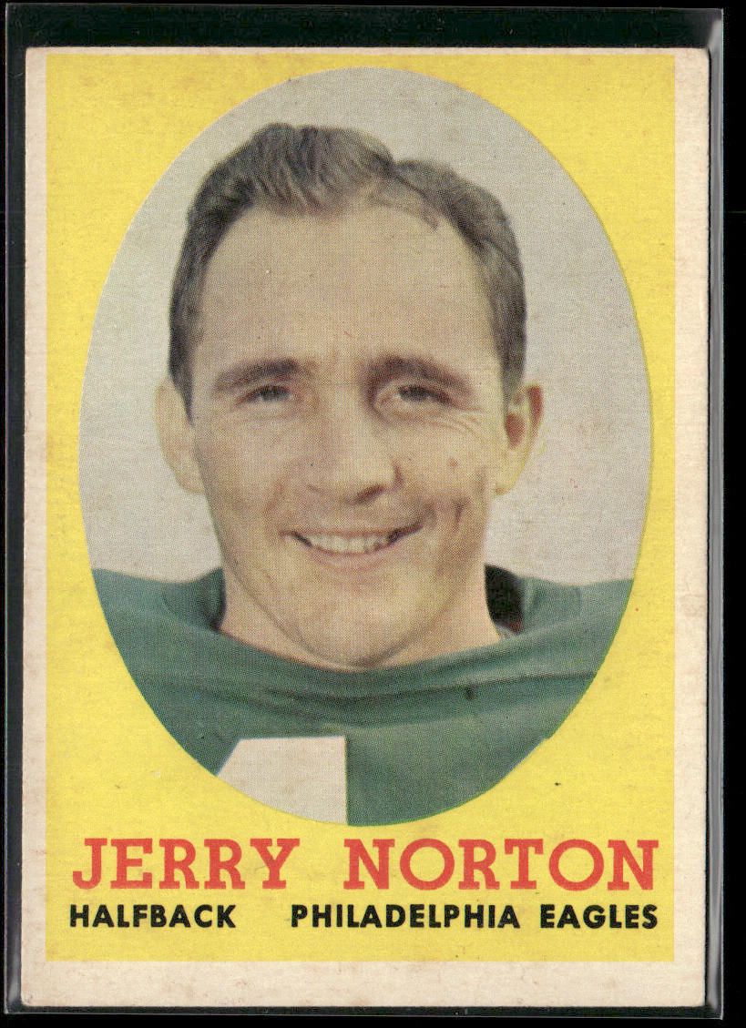 Jerry Norton 1958 Topps #40 Philadelphia Eagles