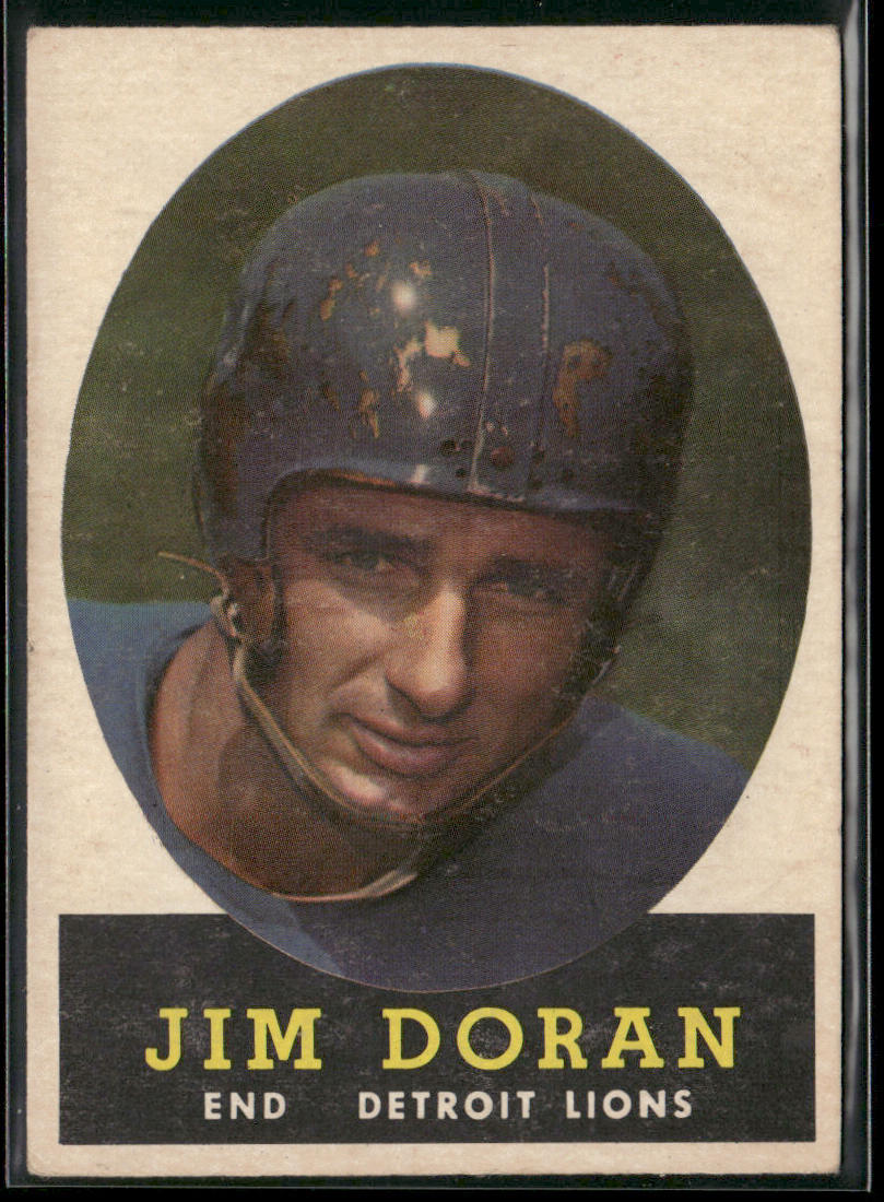 Jim Doran 1958 Topps #43 Detroit Lions front