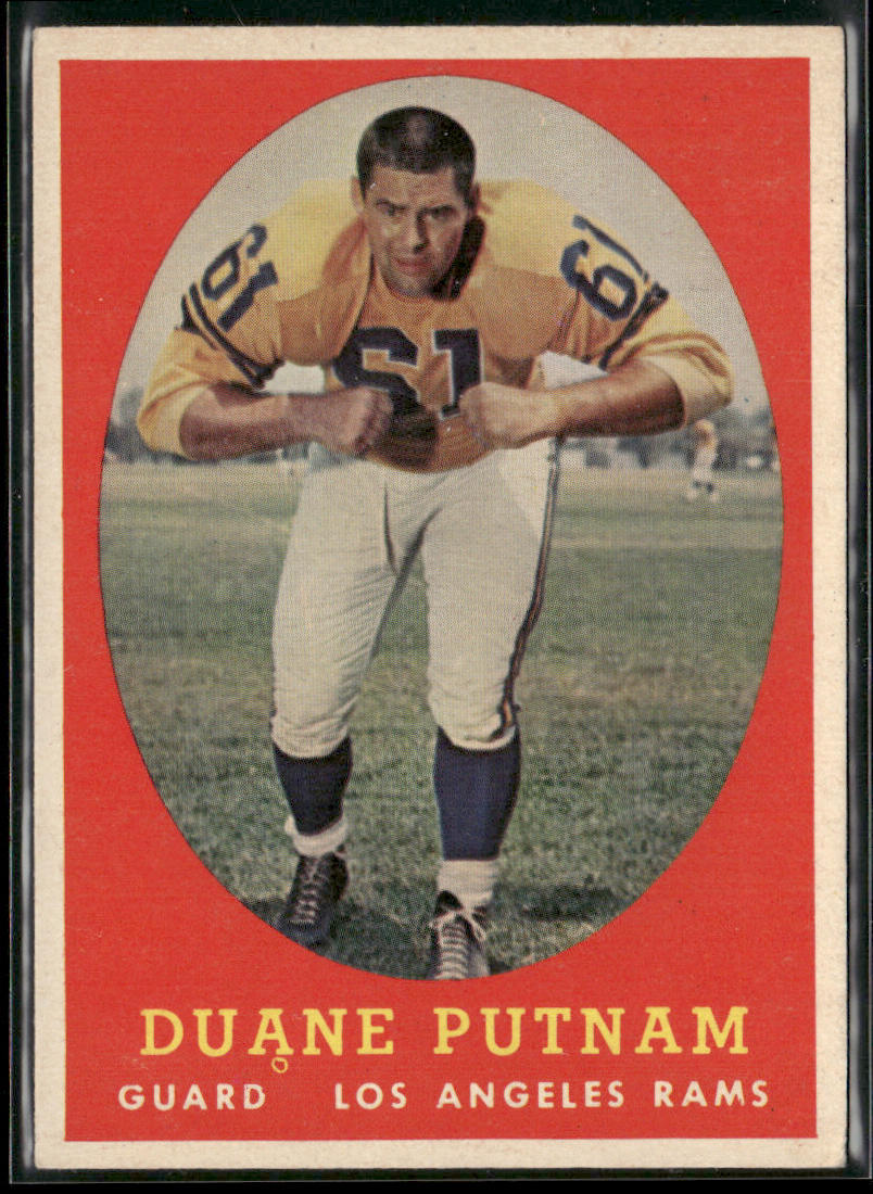 Duane Putnam 1958 Topps #55 Los Angeles Rams