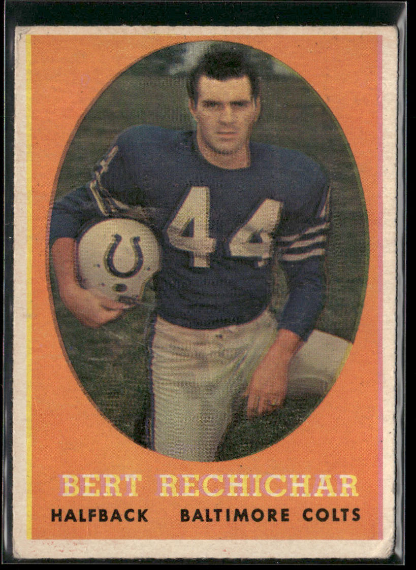 Bert Rechichar 1958 Topps #74 Baltimore Colts