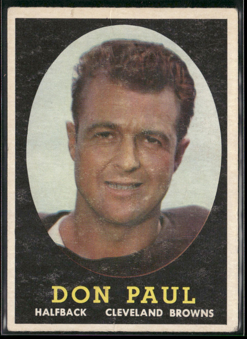 Don Paul 1958 Topps #91 Cleveland Browns