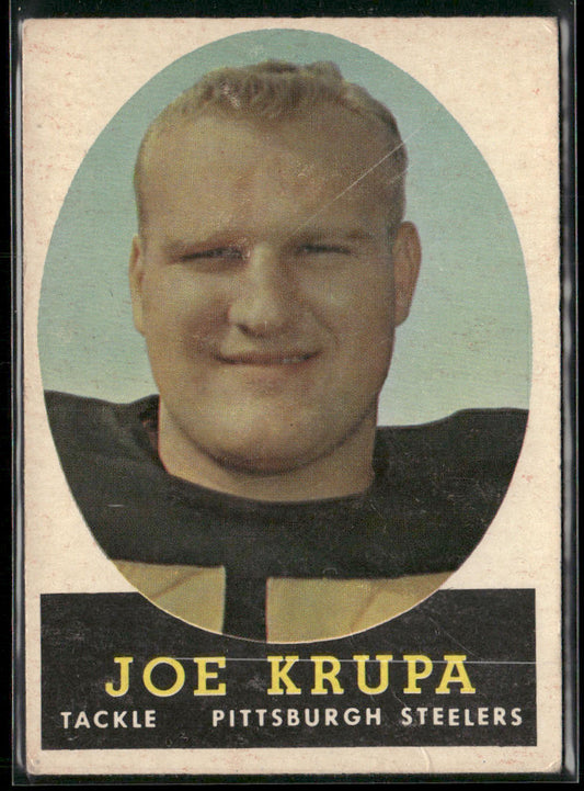 Joe Krupa 1958 Topps #104 RC Pittsburgh Steelers