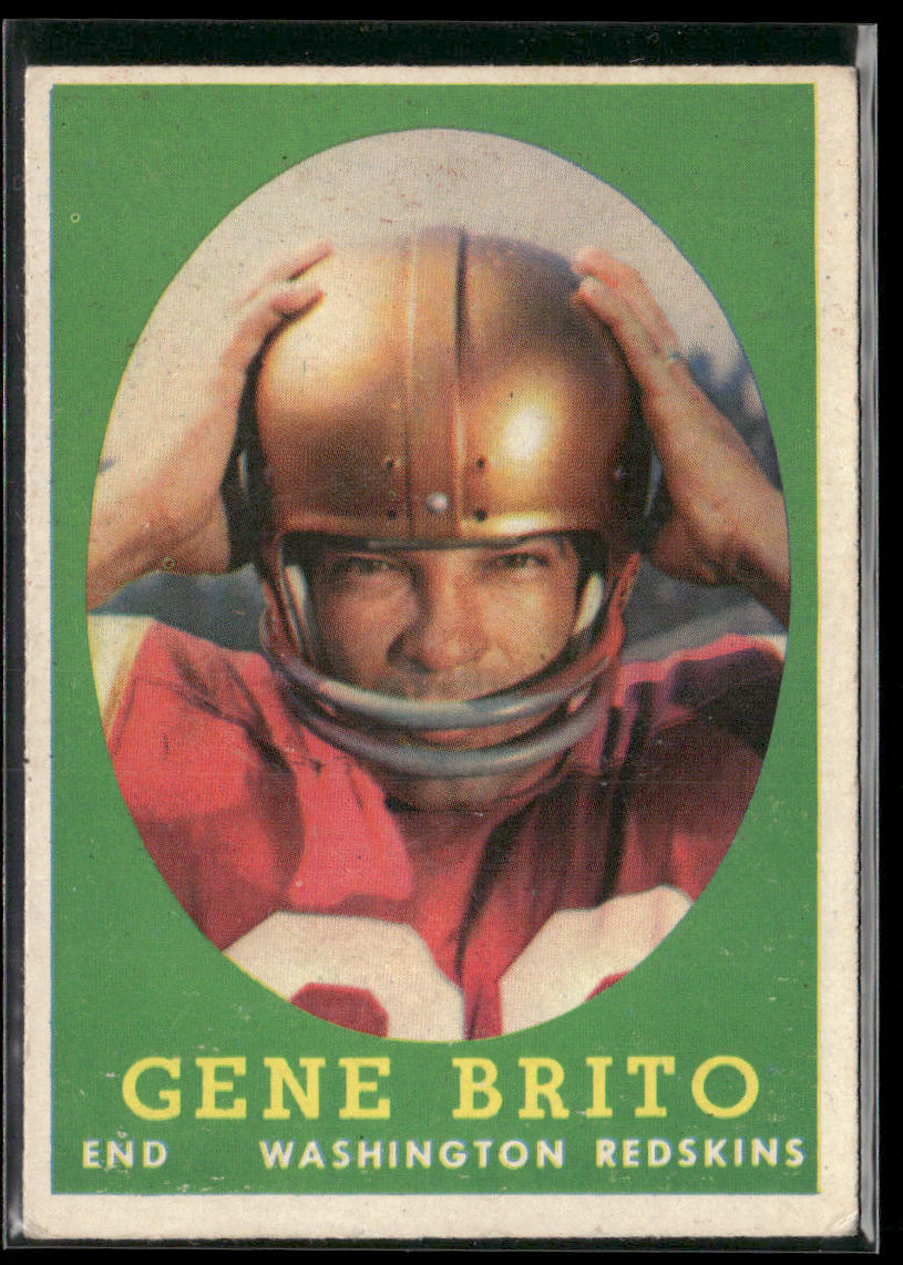 Gene Brito 1958 Topps #113 Washington Redskins