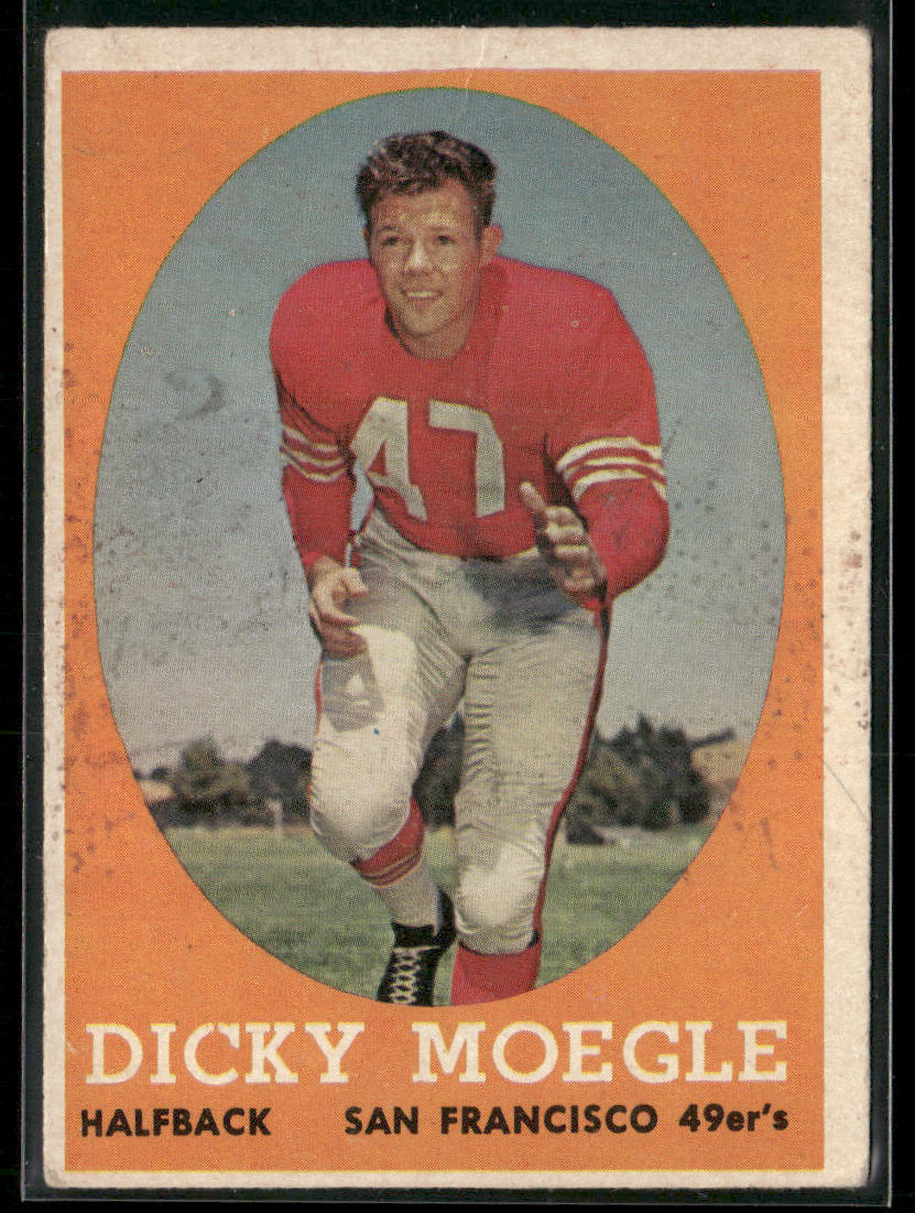 Dick Moegle 1958 Topps #124 San Francisco 49ers